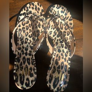 Brand new! JLo pump slide sandals. 2 1/2 inch heel in a leopard print design.